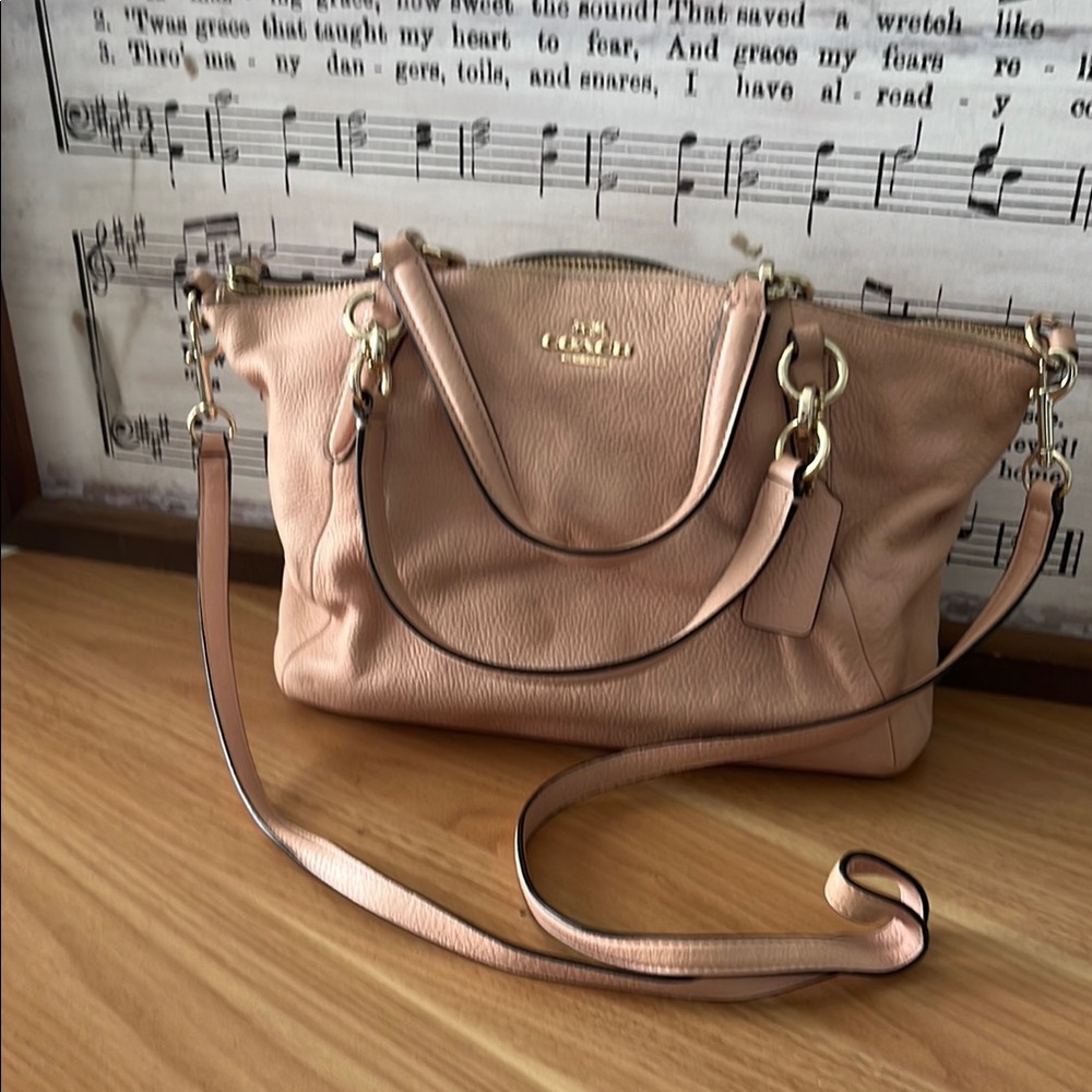 Coach light pink Shoulder Bag